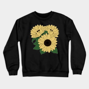 Simple Sunflowers - Color Crewneck Sweatshirt